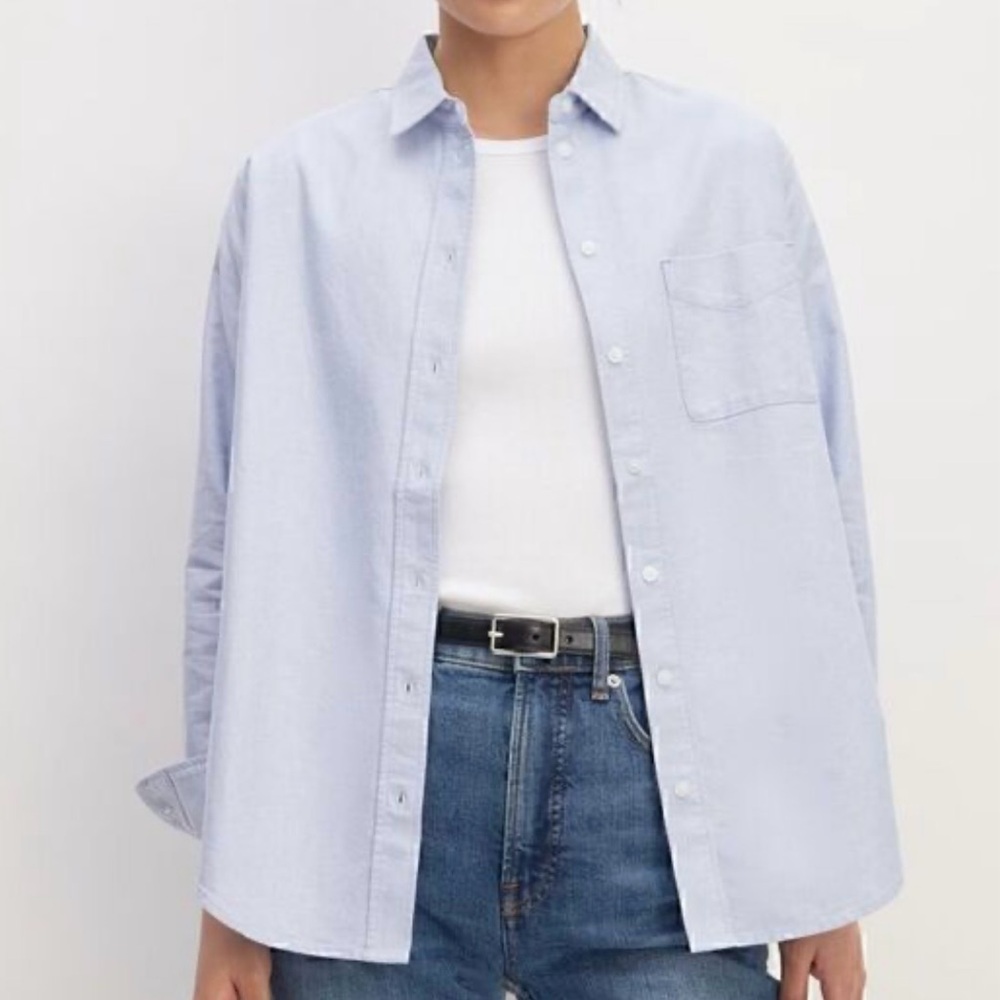 Everlane Light Blue Oxford Button-Down Shirt